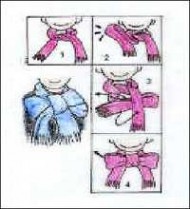 男士围巾的系法图解 男士围巾的系法图解