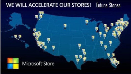 微软拟两三年内在美国再开通75家零售店(图)