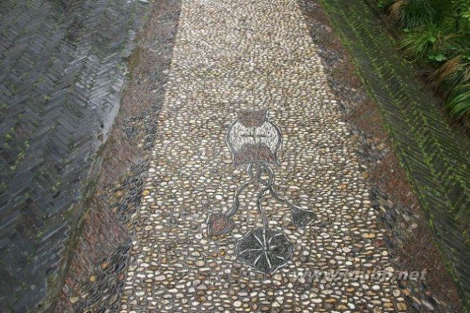 石子路贴图 实拍：江南园林的石子路（图）