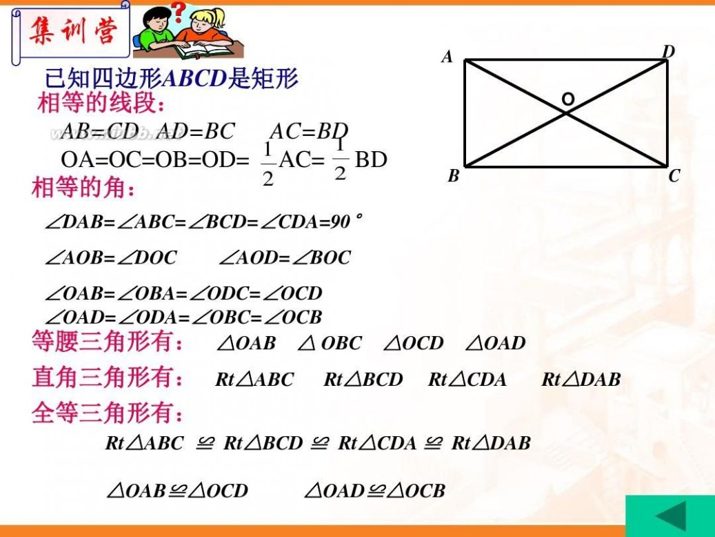 矩形的性质 矩形的性质课件(实用)