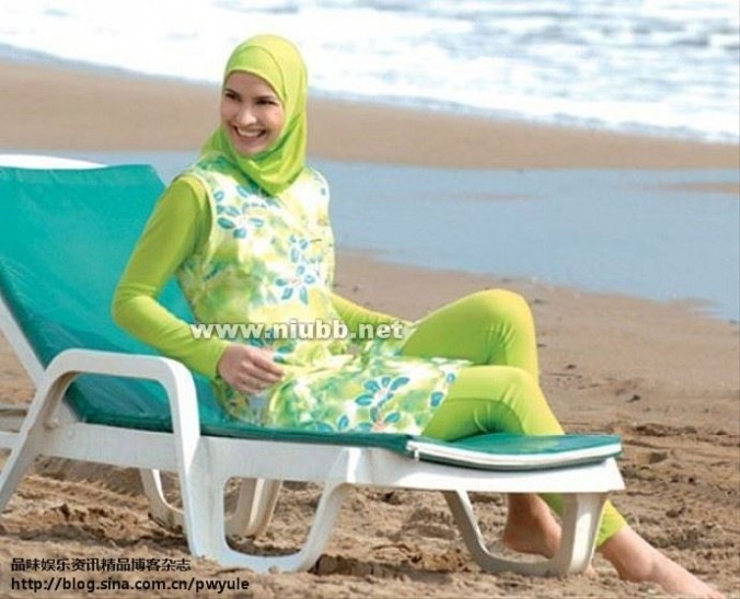 伊斯兰美女泳装“特别安全”（组图）