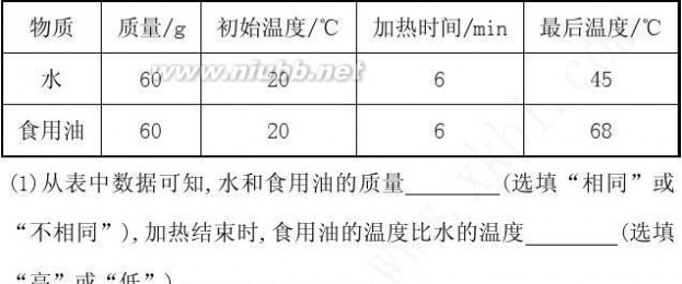 内能教案 初中物理内能教案