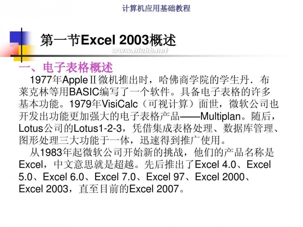 计算机基础知识教程 计算机应用基础教程PPT