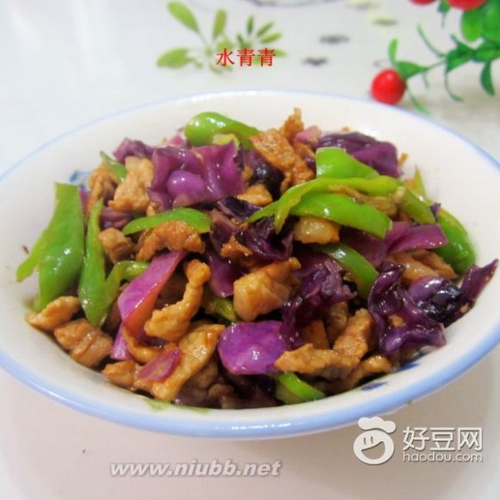 包菜炒肉 紫色包菜炒肉的做法，紫色包菜炒肉怎么做好吃，紫色包菜炒肉的家常做法