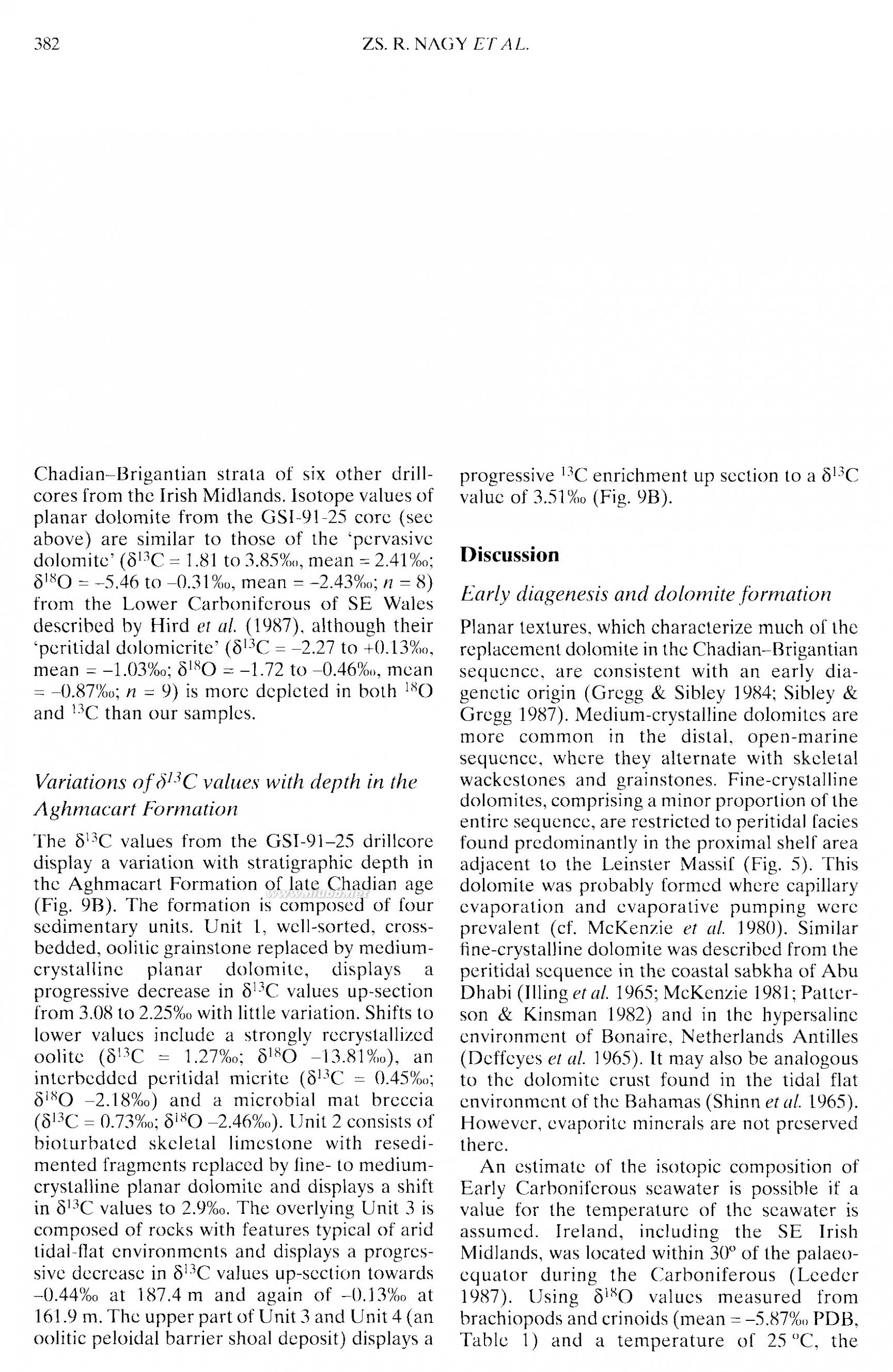 dolomite The geometry and petrogenesis of dolomite hydrocarbon reservoirs-3