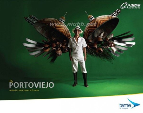 tame航空公司飞翔系列广告赏析