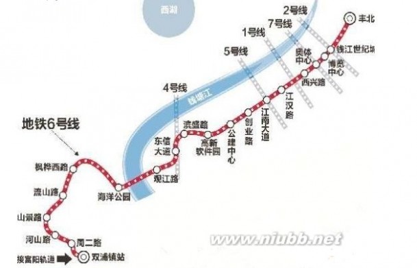 杭州地铁6号线 杭州地铁6号线最新线路图