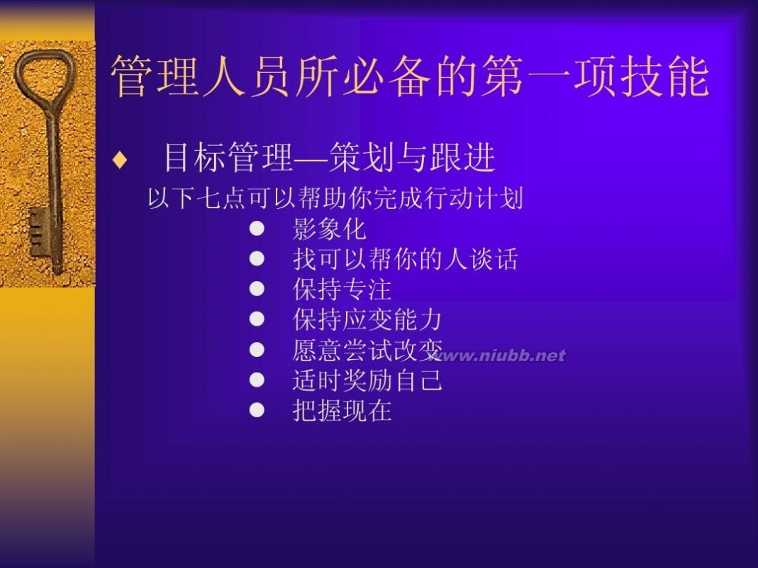 管理者的技能 管理者八大技能