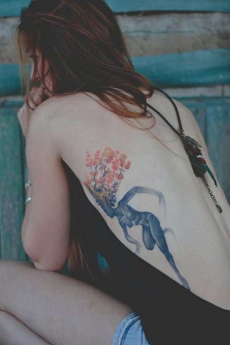 美女纹身图片 性感美女刺青文身图片