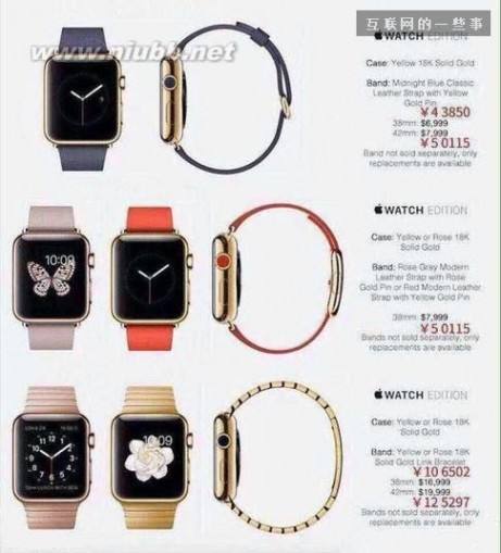 apple watch多少钱 独家：Apple Watch价格全曝光(穷逼勿进)