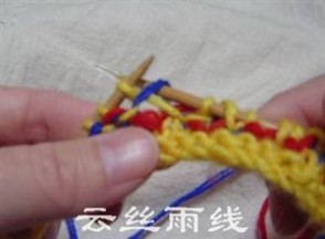渔网针的织法 渔网针的织法