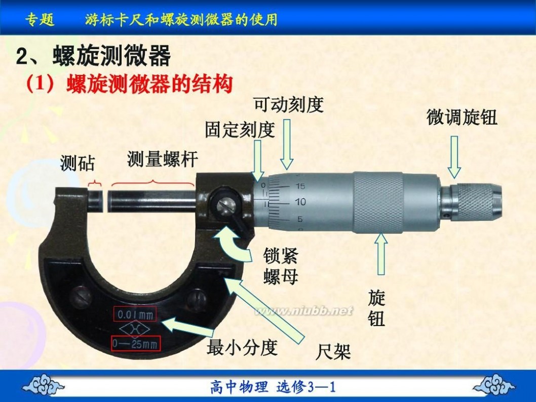 游标卡尺和螺旋测微器 专题：游标卡尺和螺旋测微器的使用