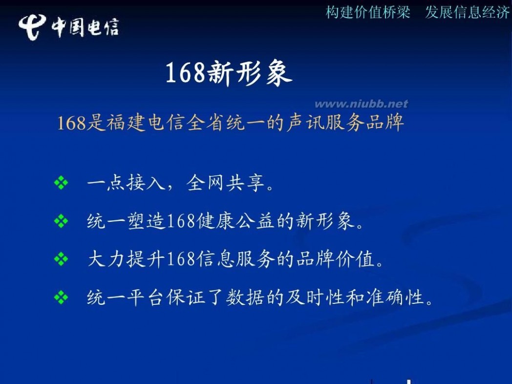 168声讯台 福建电信168声讯信息服务解决方案