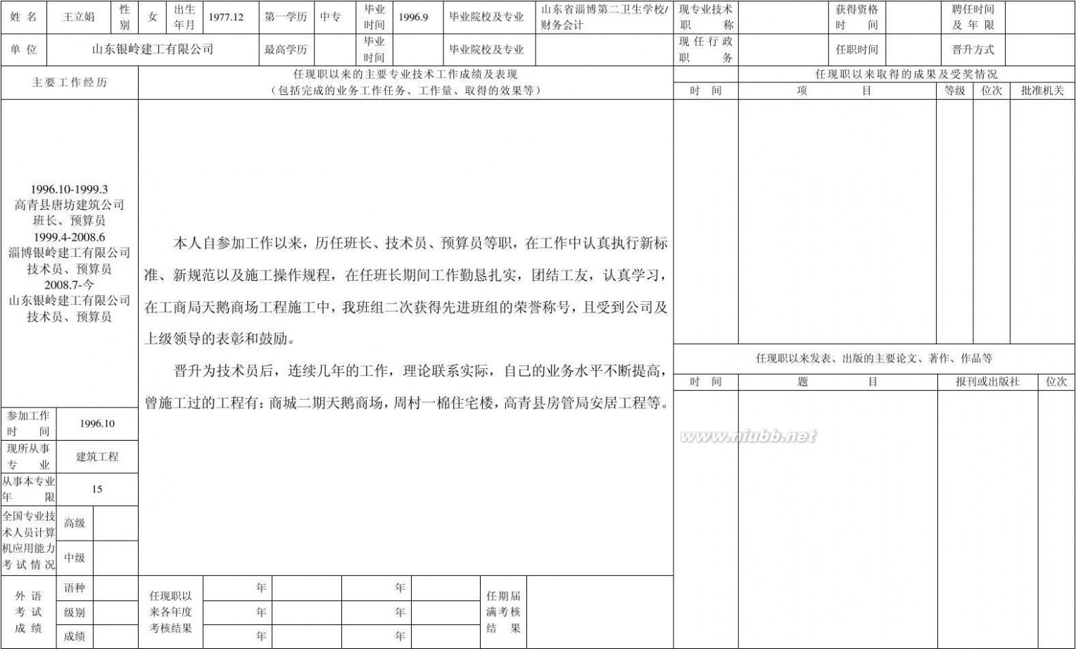 专业技术人员申报评审职称情况一览表 2011专业技术人员申报评审职称情况一览表