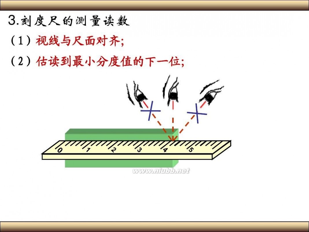 刻度尺 正确使用刻度尺