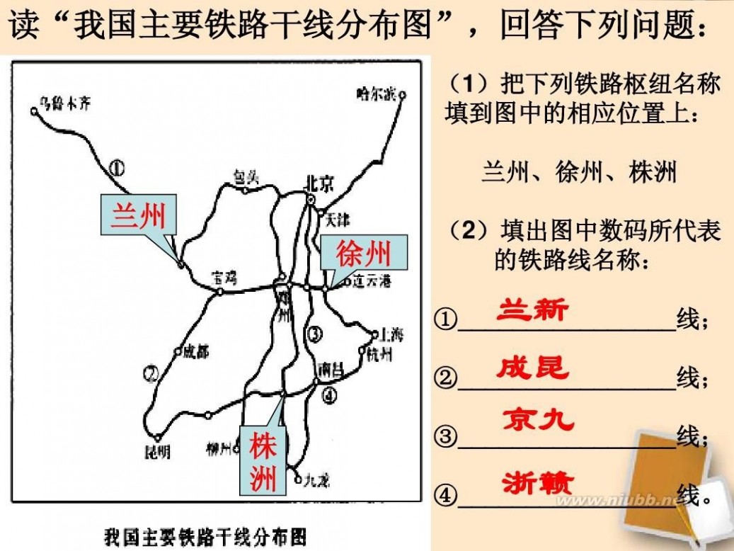 i自造 八年级地理上册 逐步完善的交通运输网课件(整理I自制课件)