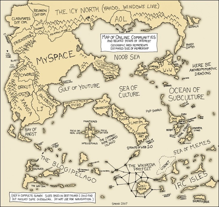 2007年世界互联网地图