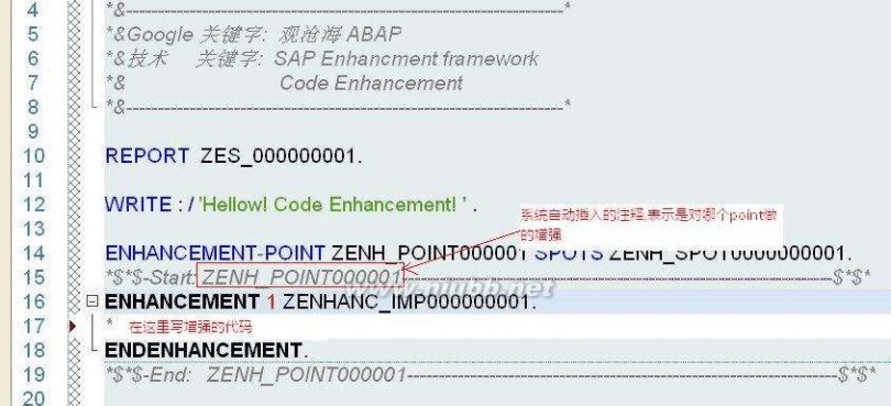 enhancement ENHANCEMENT-POINT