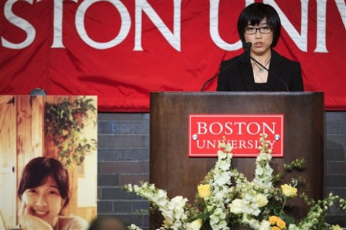 波士顿大学举行吕令子追悼会