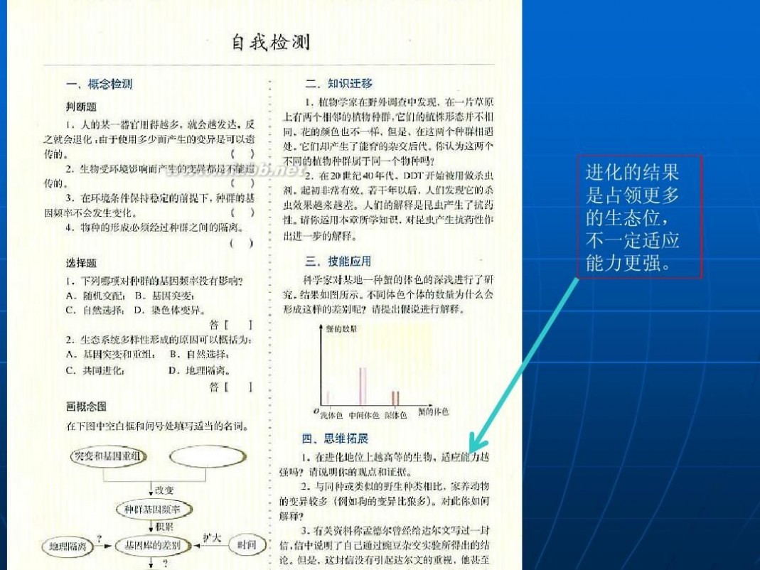 生物学科 生物的学科思想