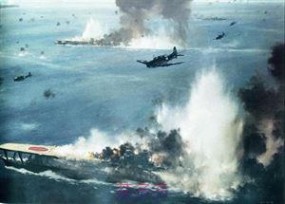 战斗机海上战争 这才叫海战！击沉5艘航空母舰！击毁430架战机！