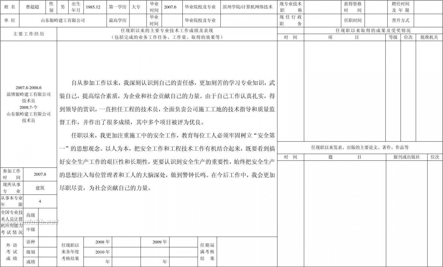 专业技术人员申报评审职称情况一览表 2011专业技术人员申报评审职称情况一览表