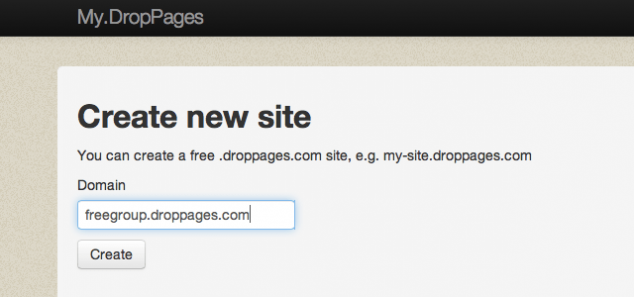 DropPages：用Dropbox 架设免费个人网站