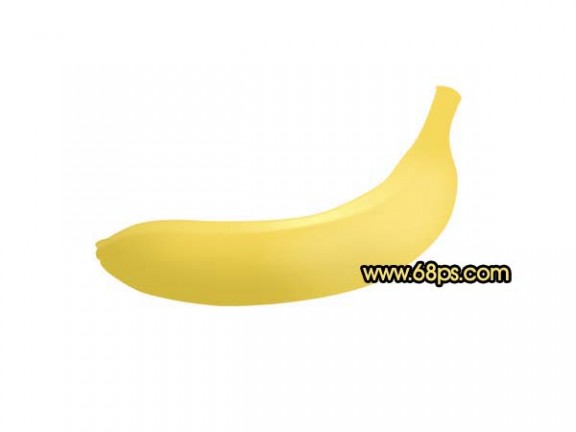 Photoshop 制作一串成熟的香蕉