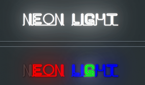 Neon effect plugin