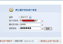 建行网银初始密码 建行网银操作指南