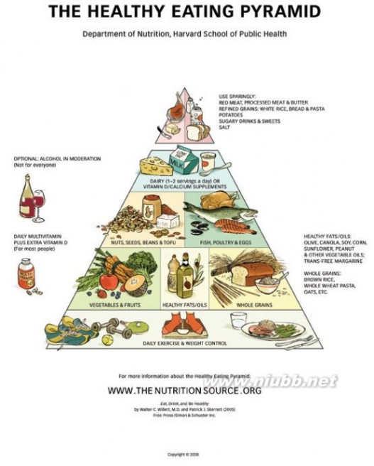 减肥到底可吃什么？-食物金字塔