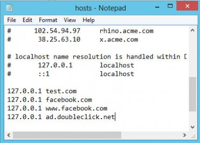 Windows的hosts文件提供了一种简单的方法，允许用户重定向或屏蔽某些网址，例如将被DNS劫持的网址指定到正确的IP。