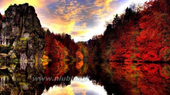 好看的风景桌面图片 那一抹秋色！漂亮的秋天风景壁纸【组图】