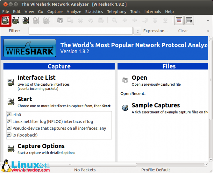 wireshark使用教程 Ubuntu下使用wireshark进行网络抓包