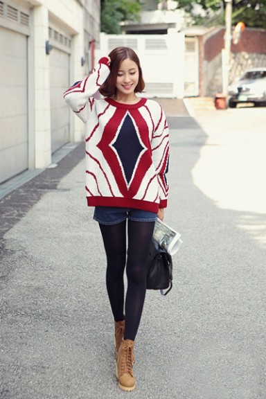 韩版毛衣外套 韩版宽松毛衣外套如何搭配时尚显瘦