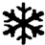 黔东南天气预报 （2009•黔东南州）在CCTV-1的天气预报中，表示霜冻的符号是（ ）