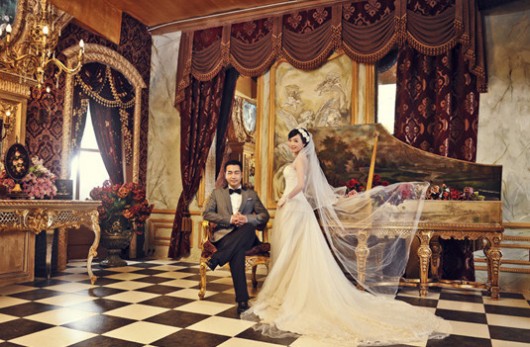 怎样拍摄唯美奢华的欧式主题婚纱照