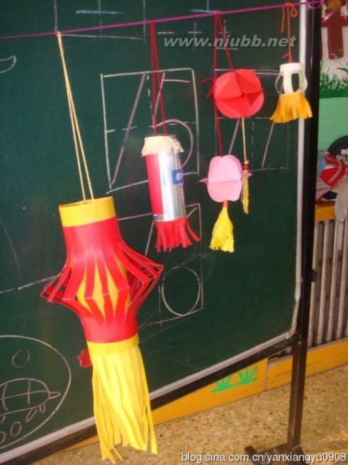 幼儿园手工制作——灯笼！