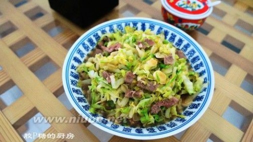 肉炒甘蓝的做法 炒甘蓝