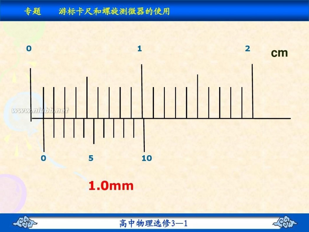 游标卡尺和螺旋测微器 专题：游标卡尺和螺旋测微器的使用