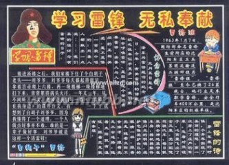 学雷锋黑板报 学雷锋黑板报资料(文字、图片)