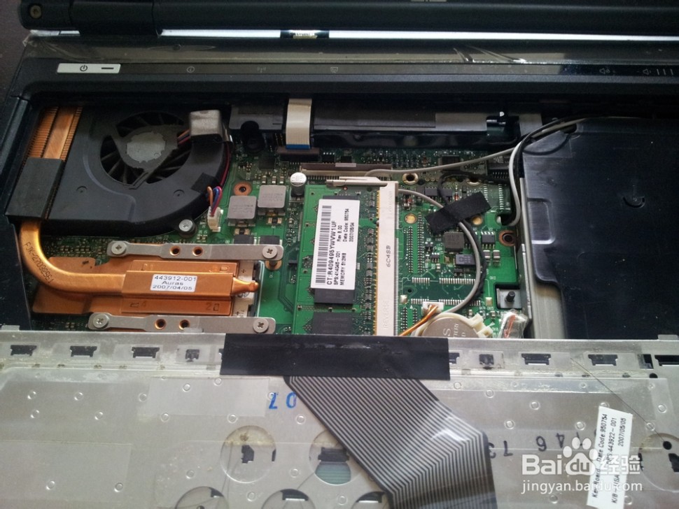 惠普6515b拆机 HP 6515b 电脑拆卸安装清理换配件