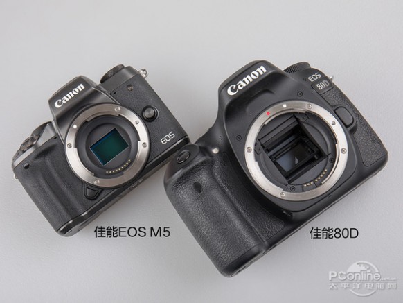 同芯单反和单电大不同?佳能80D对比EOS M5评测