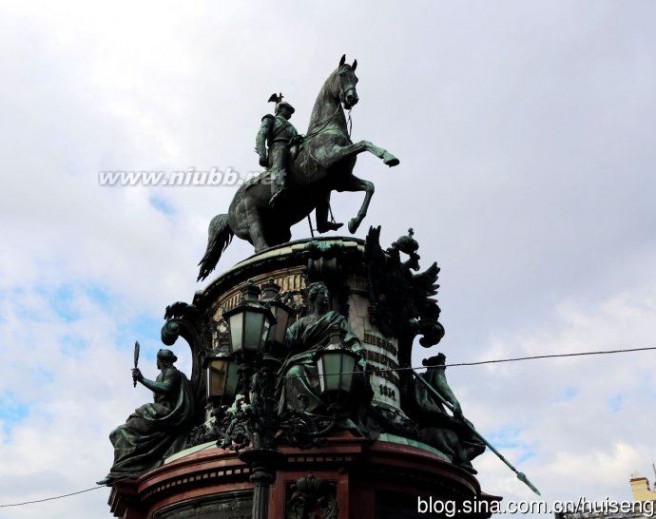 尼古拉一世 笑天游记——俄罗斯圣彼得堡之尼古拉一世的雕像