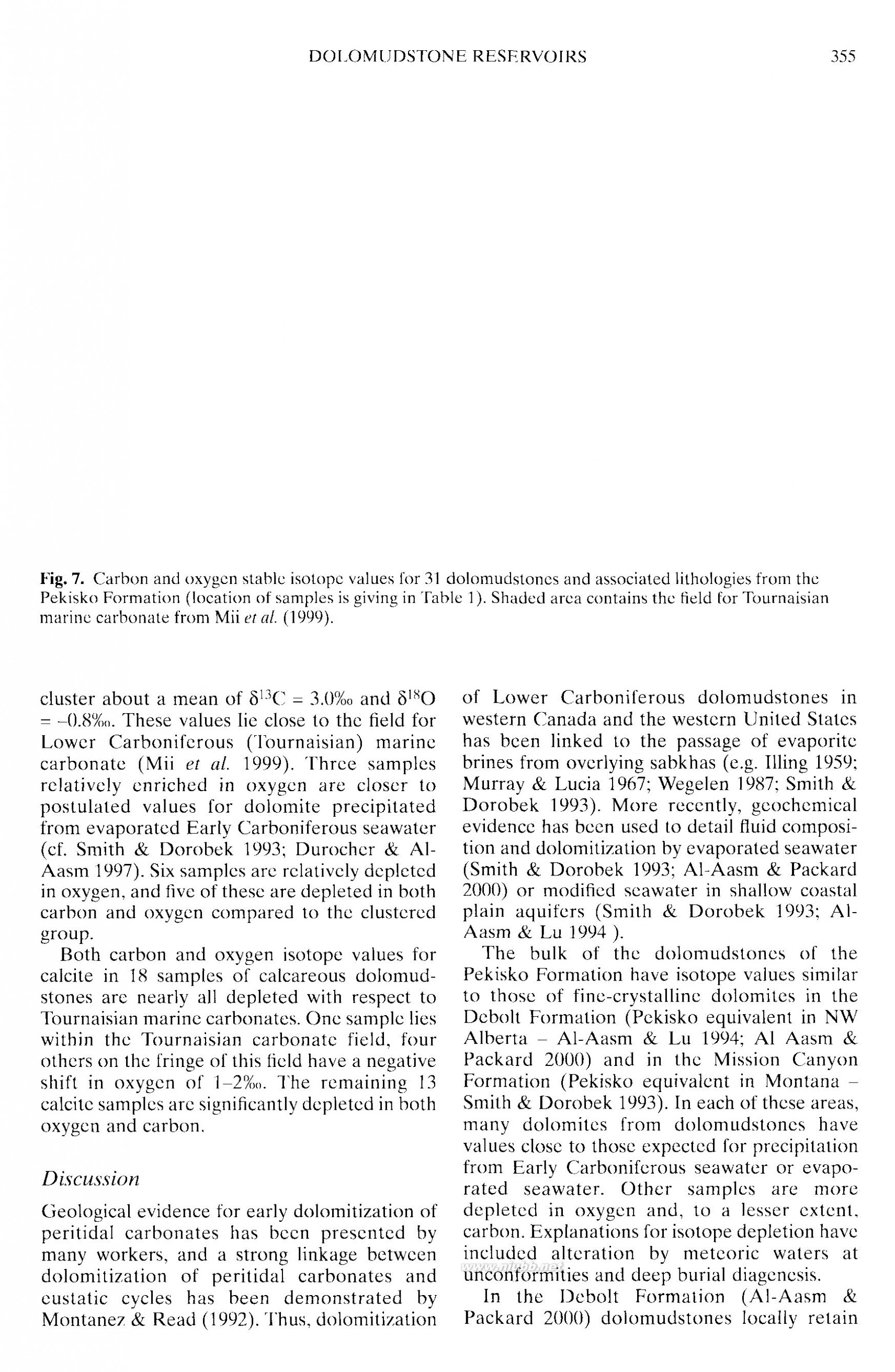 dolomite The geometry and petrogenesis of dolomite hydrocarbon reservoirs-3