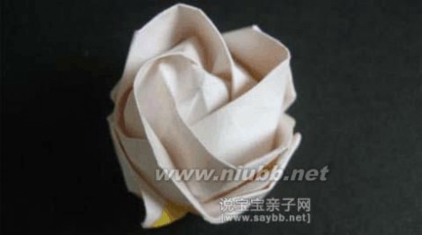 玫瑰花折纸图解 美丽的川崎玫瑰折纸教程详细图解