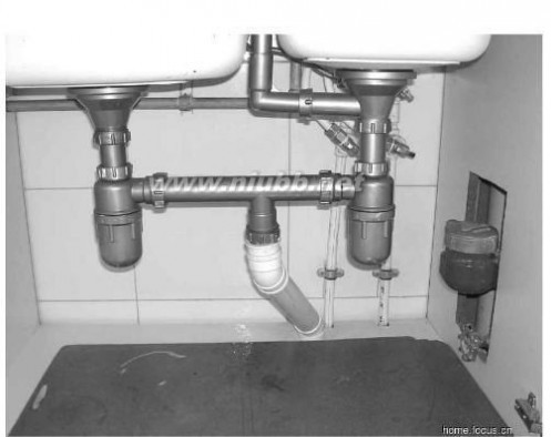 下水管安装 图解厨房下水管的安装