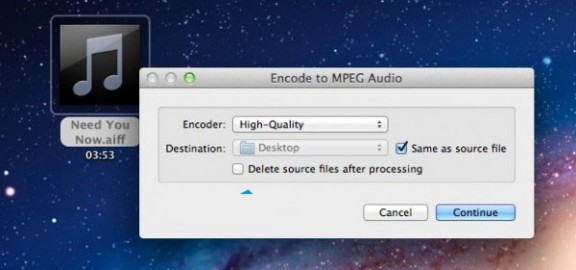 音乐转换器 MAC OS Lion下把音频文件转换为m4a格式的方法图文教程