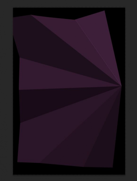 PS打造漂亮紫色折纸效果背景