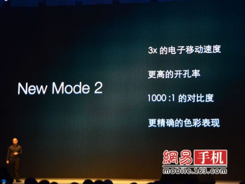 魅族MX2拥有New Mode 2液晶技术
